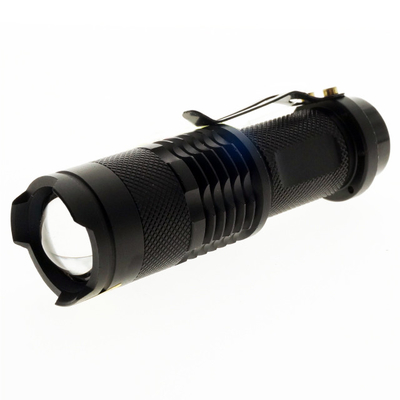 La messa a fuoco della tasca ha condotto la torcia elettrica, la torcia elettrica ad alta intensità 200LM di 3W LED