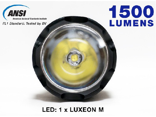 Luminosità materiale tattica della lega di alluminio della luce di fiaccole della polizia potente alta