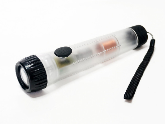 Nessuna mano della batteria che stringe illuminazione all'aperto impermeabile della torcia elettrica della dinamo LED