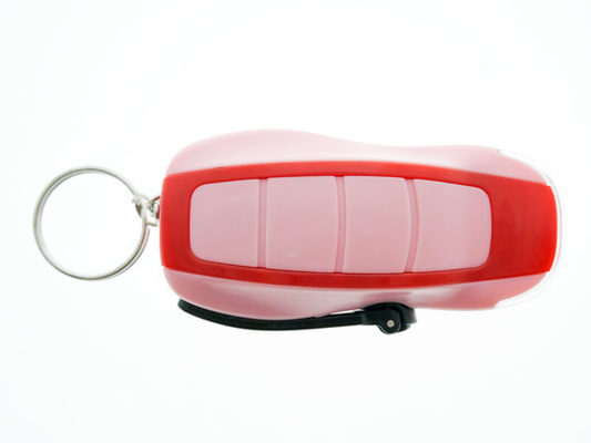 Materie plastiche 80 * 44 * 25mm della mini di dimensione di Keychain torcia elettrica della dinamo LED