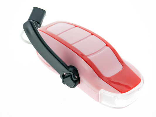 Materie plastiche 80 * 44 * 25mm della mini di dimensione di Keychain torcia elettrica della dinamo LED
