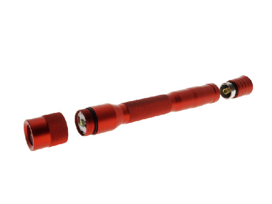 Materiale 2 della lega di alluminio della torcia elettrica della penna del Cree LED di superpotenza * batterie AAA