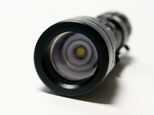 Torcia elettrica impermeabile di Keychain del grado aereo, mini colore del nero della torcia di Keychain