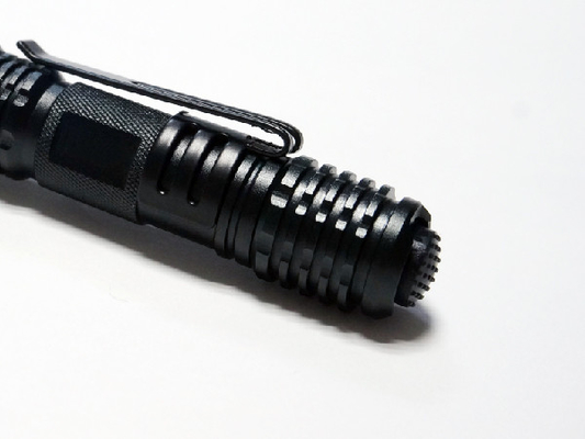Torcia elettrica impermeabile di Keychain del grado aereo, mini colore del nero della torcia di Keychain