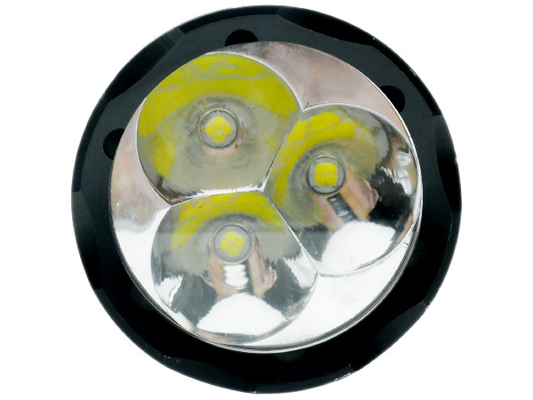 Una torcia principale più luminosa di 4 x 18650 treppiedi, torcia elettrica principale tattica ricaricabile