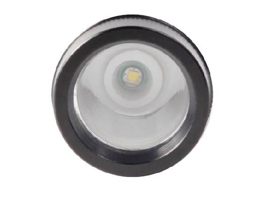 La tasca impermeabile ha condotto la torcia elettrica dell'anello portachiavi, piccola torcia elettrica di Keychain di colore nero