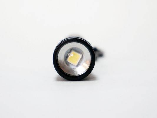 Piccolo colore nero materiale all'aperto luminoso della lega di alluminio di Keychain della torcia elettrica del LED