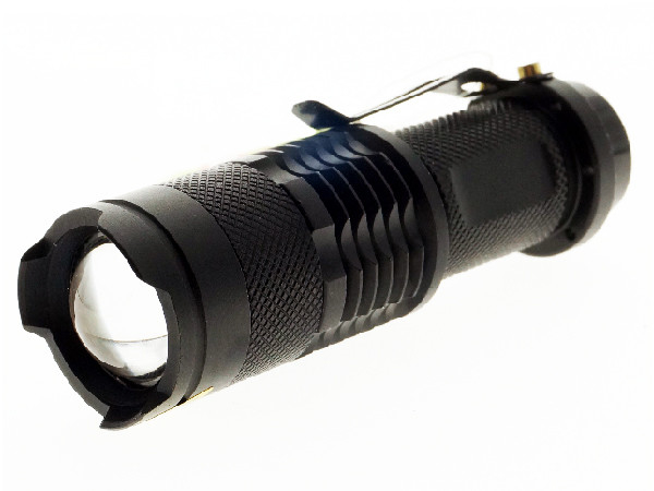 Lume pratico IPX4 della torcia elettrica 200 di dimensione aa EDC LED 10 ore di tempo di esecuzione leggero
