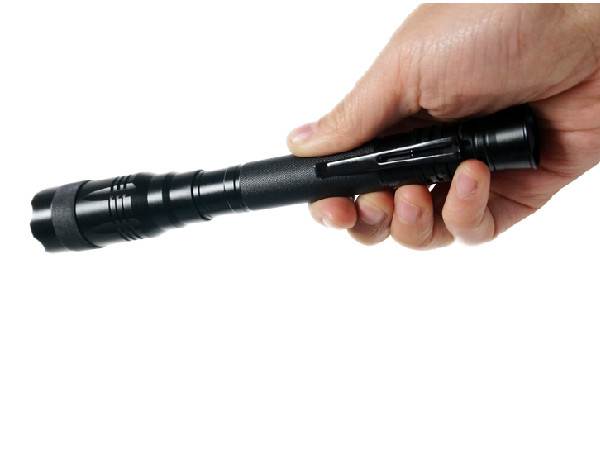 Tipo portatile su misura torcia elettrica della penna della lega di alluminio LED con la clip della tasca