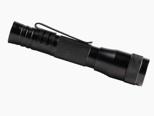 La tasca impermeabile ha condotto la torcia elettrica dell'anello portachiavi, piccola torcia elettrica di Keychain di colore nero